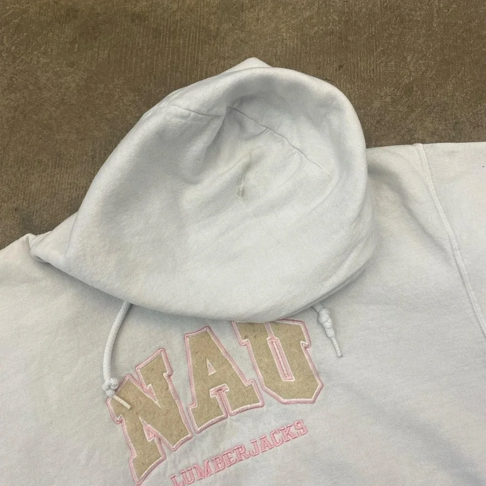 Vintage NAU Northern Arizona University Lumberjacks 90s Pink Women's Hoodie S